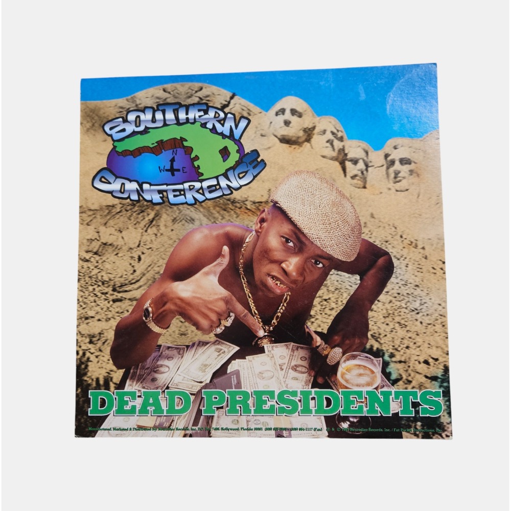 Southern Conference Dead Presidents 1995 Promo‎ Poster 12x12 Neurodisc Hip Hop